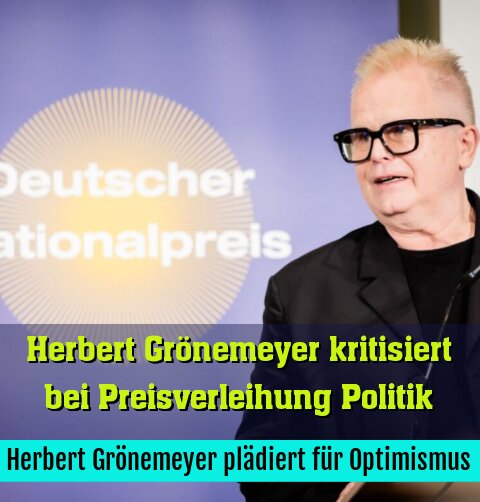 Herbert Grönemeyer plädiert für Optimismus