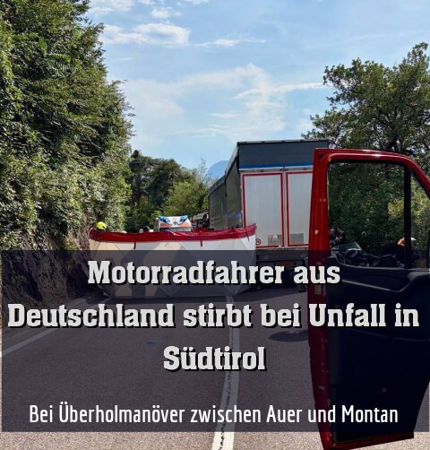 Bei Überholmanöver zwischen Auer und Montan