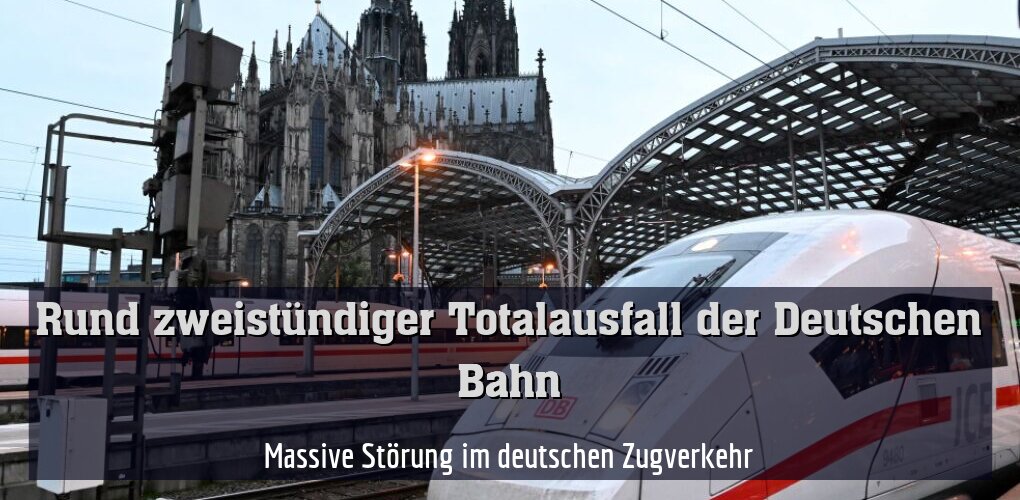 Massive Störung im deutschen Zugverkehr