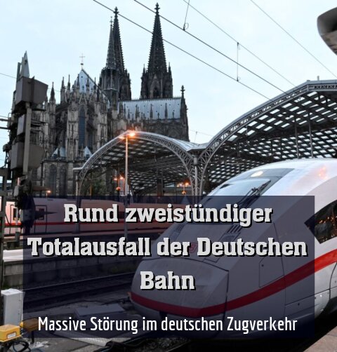 Massive Störung im deutschen Zugverkehr