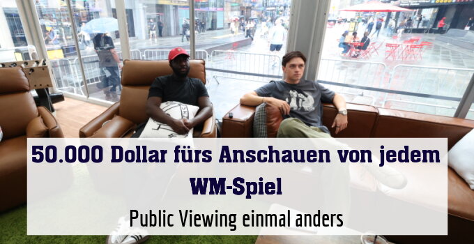 Public Viewing einmal anders