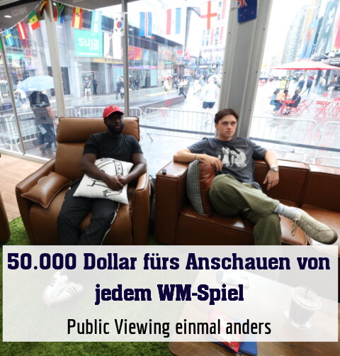 Public Viewing einmal anders