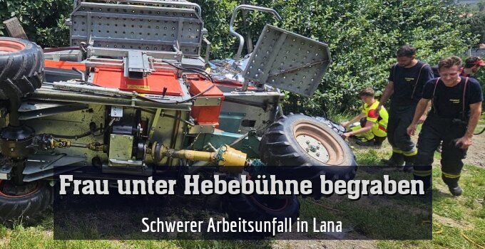 Schwerer Arbeitsunfall in Lana