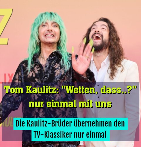 Die Kaulitz-Brüder übernehmen den TV-Klassiker nur einmal