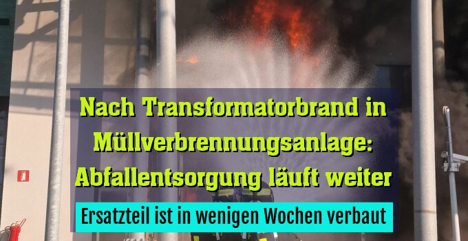 Ersatzteil ist in wenigen Wochen verbaut