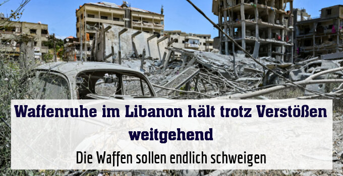 Die Waffen sollen endlich schweigen