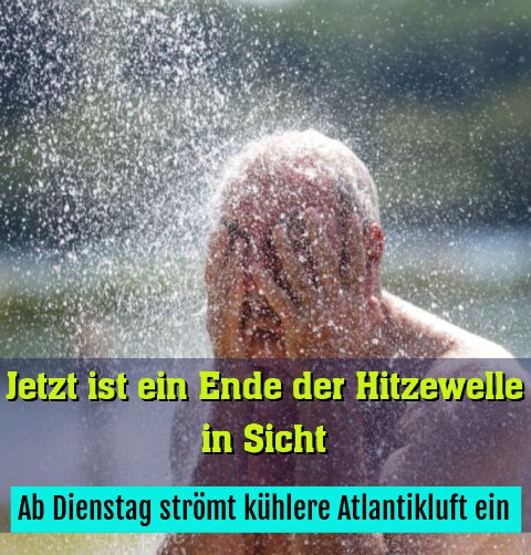 Ab Dienstag strömt kühlere Atlantikluft ein