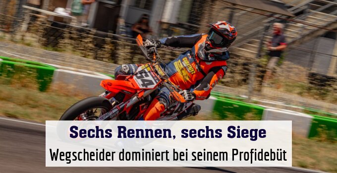 Wegscheider dominiert bei seinem Profidebüt