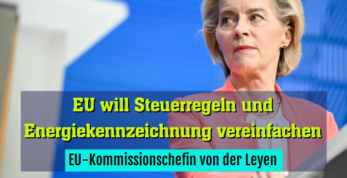 EU-Kommissionschefin von der Leyen