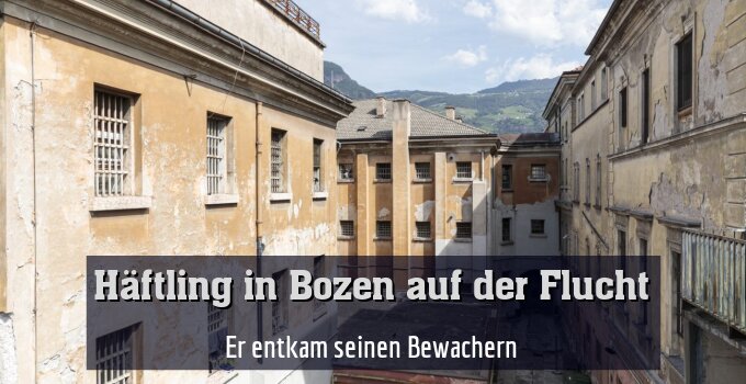 Er entkam seinen Bewachern