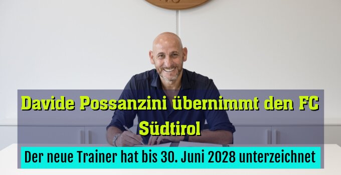 Der neue Trainer hat bis 30. Juni 2028 unterzeichnet