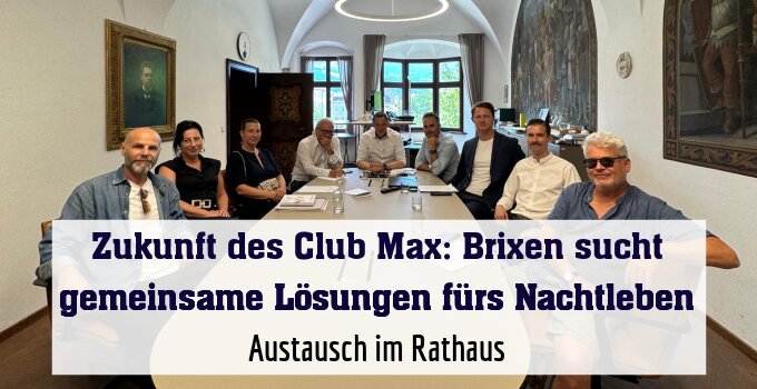 Austausch im Rathaus