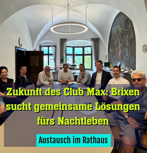 Austausch im Rathaus