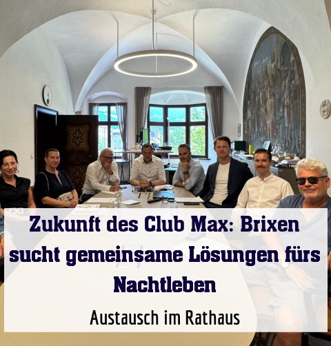 Austausch im Rathaus