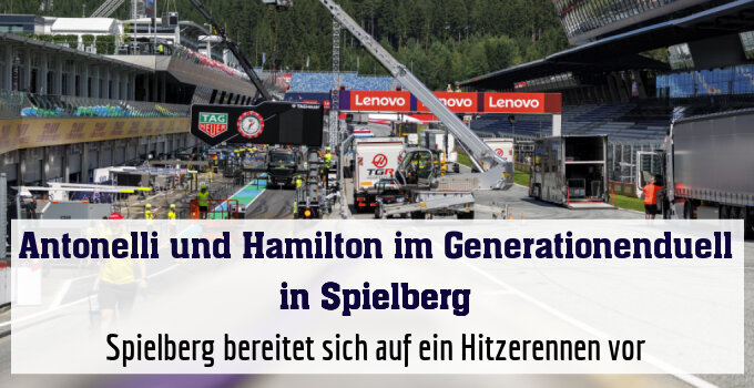 Spielberg bereitet sich auf ein Hitzerennen vor