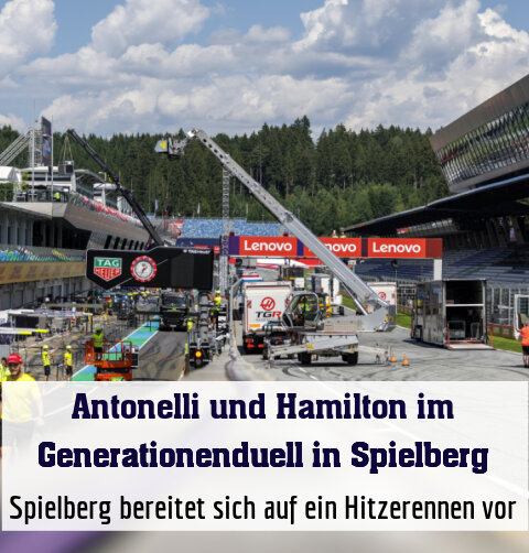 Spielberg bereitet sich auf ein Hitzerennen vor