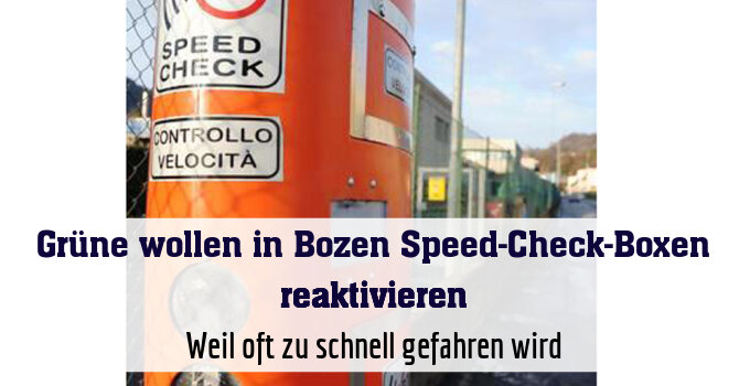 Weil oft zu schnell gefahren wird