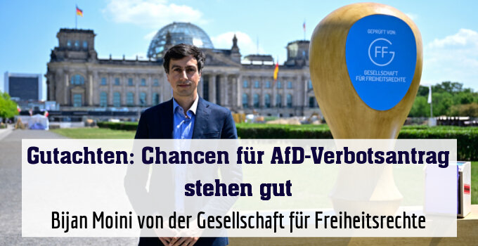 Bijan Moini von der Gesellschaft für Freiheitsrechte