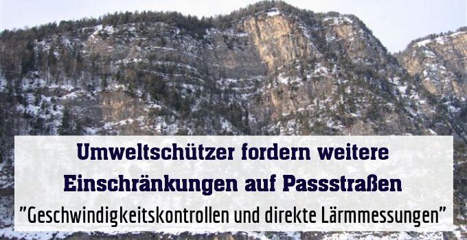 "Geschwindigkeitskontrollen und direkte Lärmmessungen"