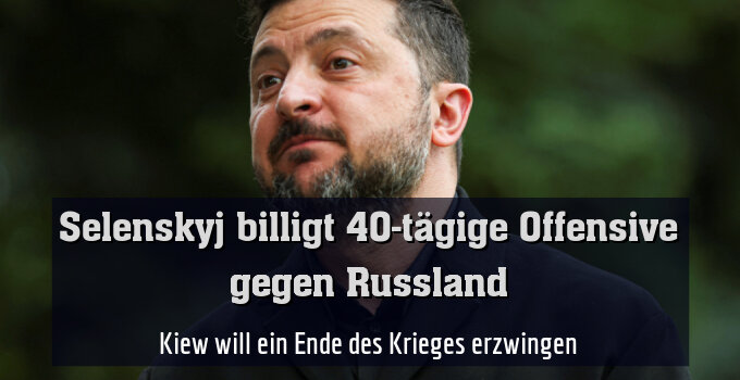 Kiew will ein Ende des Krieges erzwingen