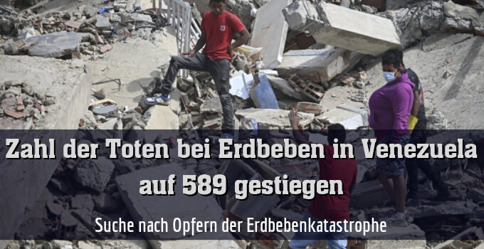Suche nach Opfern der Erdbebenkatastrophe