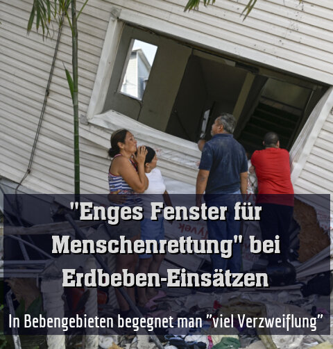 In Bebengebieten begegnet man "viel Verzweiflung"