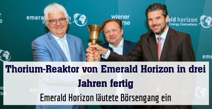 Emerald Horizon läutete Börsengang ein