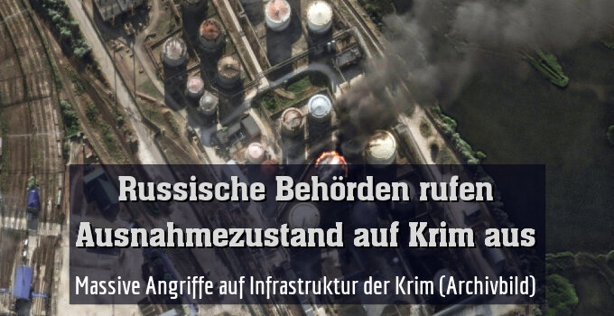 Massive Angriffe auf Infrastruktur der Krim (Archivbild)