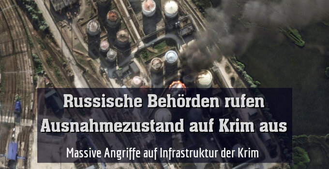 Massive Angriffe auf Infrastruktur der Krim (Archivbild)