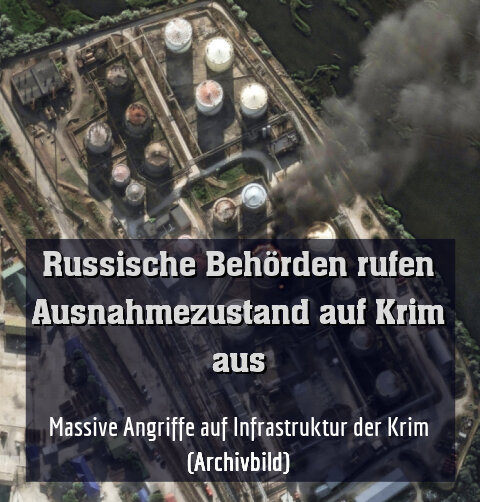 Massive Angriffe auf Infrastruktur der Krim (Archivbild)