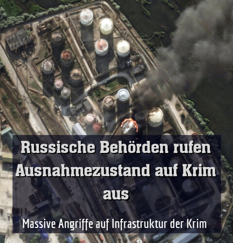 Massive Angriffe auf Infrastruktur der Krim (Archivbild)