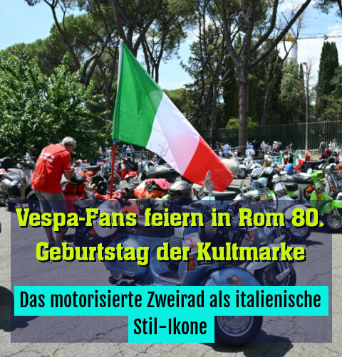 Das motorisierte Zweirad als italienische Stil-Ikone