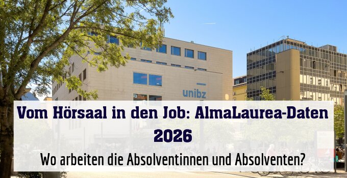 Wo arbeiten die Absolventinnen und Absolventen?