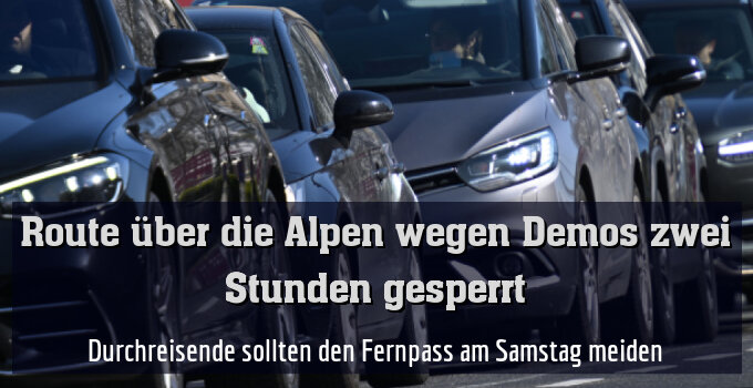 Durchreisende sollten den Fernpass am Samstag meiden