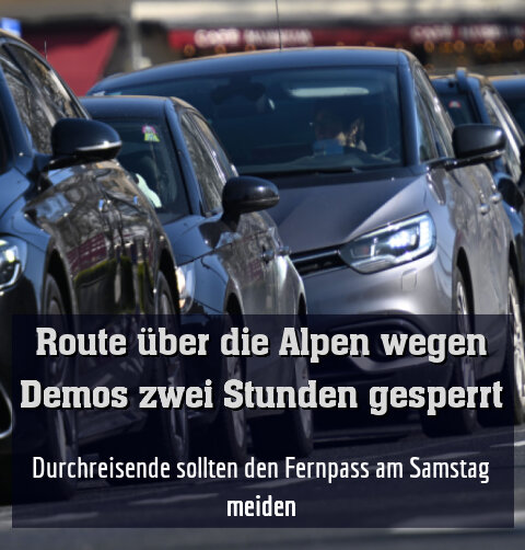 Durchreisende sollten den Fernpass am Samstag meiden