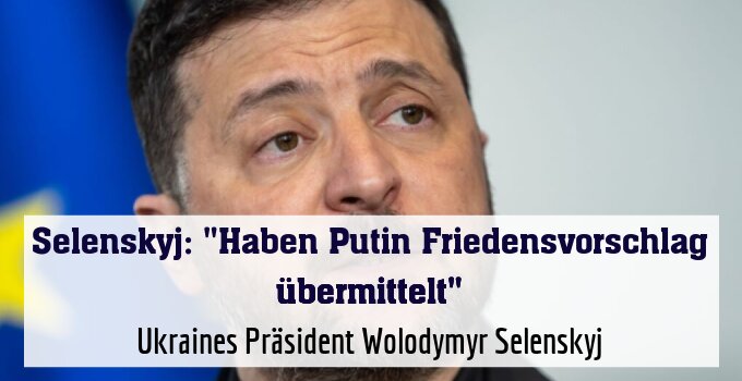 Ukraines Präsident Wolodymyr Selenskyj
