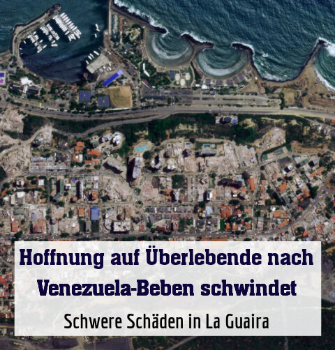 Schwere Schäden in La Guaira
