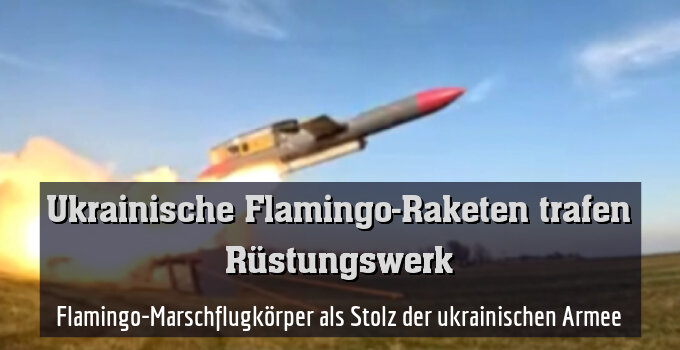 Flamingo-Marschflugkörper als Stolz der ukrainischen Armee