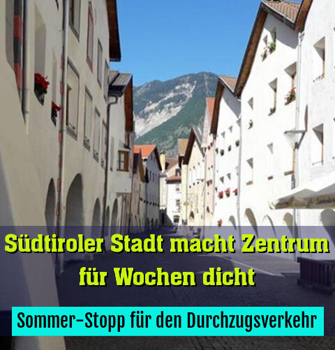 Sommer-Stopp für den Durchzugsverkehr