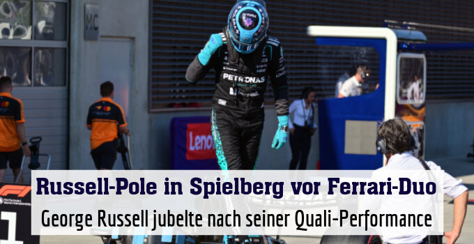 George Russell jubelte nach seiner Quali-Performance