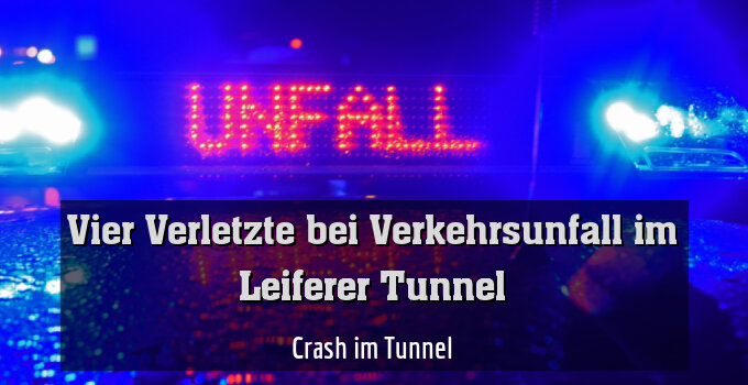 Crash im Tunnel