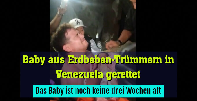 Das Baby ist noch keine drei Wochen alt