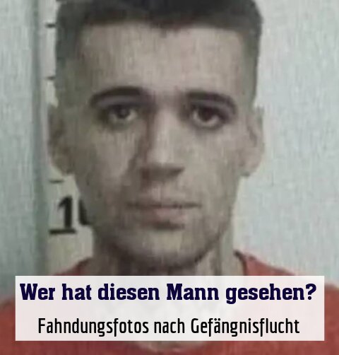 Fahndungsfotos nach Gefängnisflucht