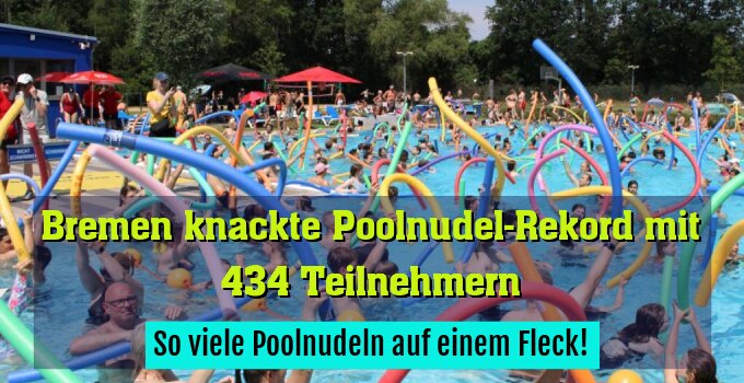 So viele Poolnudeln auf einem Fleck!