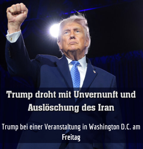 Trump bei einer Veranstaltung in Washington D.C. am Freitag