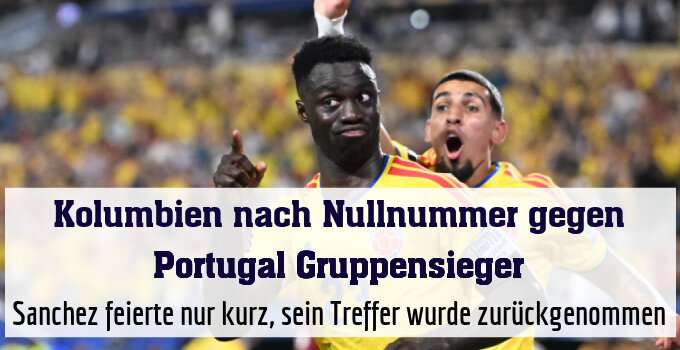 Sanchez feierte nur kurz, sein Treffer wurde zurückgenommen