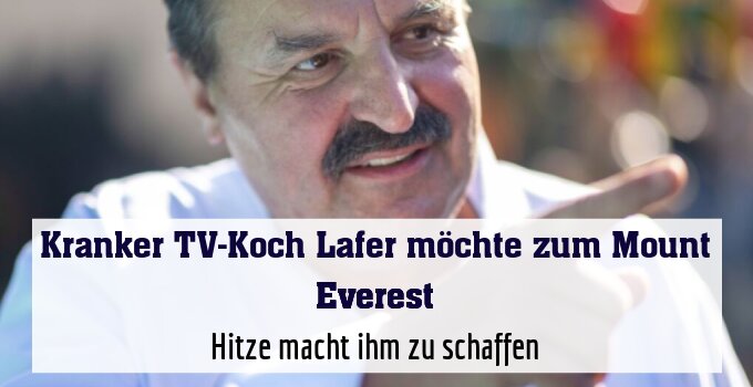 Hitze macht ihm zu schaffen