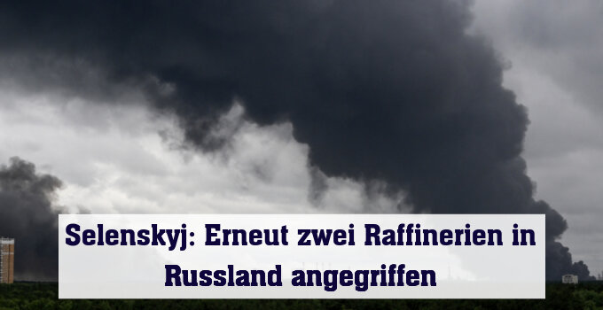 Brennende Raffinerien sind in Russland bereits Alltag (Archivbild)