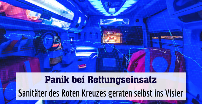 Sanitäter des Roten Kreuzes geraten selbst ins Visier