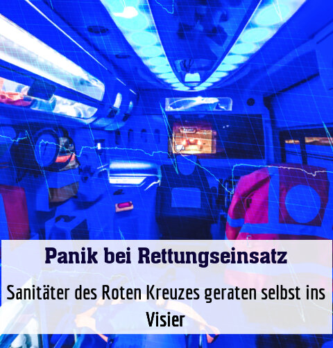 Sanitäter des Roten Kreuzes geraten selbst ins Visier
